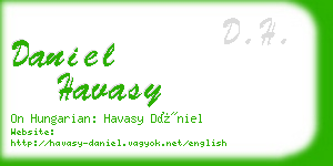 daniel havasy business card